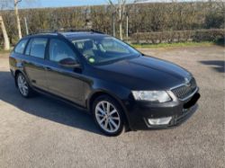 2014 SKODA OCTAVIA ELEGANCE TDI CR 1968CC DIESEL MANUAL ESTATE BLACK
