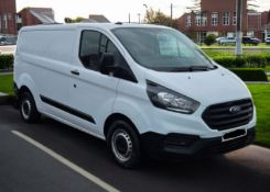 **(ONLY 86K MILEAGE)** 2020 FORD TRANSIT CUSTOM 300 LEADER ECOBLUE SWB >>--NO VAT ON HAMMER--<<