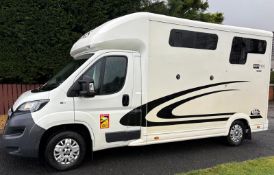 **(ONLY 112K MILEAGE)** 2017 PEUGEOT BOXER 335 L3 BLUE HDI CHASSIS CAB HORSEBOX, 1997CC MANUAL