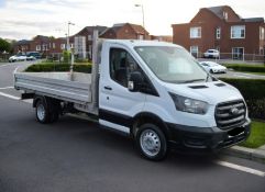 **(ONLY 79K MILEAGE)** 2022 FORD TRANSIT 350 LEADER ECOBLUE LWB DROPSIDE PICKUP – 2.0 DIESEL