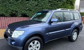 2007 MITSUBISHI SHOGUN EQUIPPE DI-D LWB 3200CC MANUAL BLUE >>--NO VAT ON HAMMER--<<