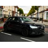 **(ONLY 112K MILEAGE)** 2015 AUDI A1 SPORT TFSI BLACK, MANUAL >>--NO VAT ON HAMMER--<<