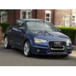 2012 AUDI A1 1.6 TDI S LINE (S/S) 3DR DIESEL MANUAL HATCHBACK BLUE >>--NO VAT ON HAMMER--<<