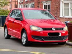 2012 VOLKSWAGEN POLO 1.2 S 5DR PETROL MANUAL HATCHBACK RED >>--NO VAT ON HAMMER--<<