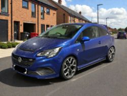 **(ONLY 72K MILEAGE)** 2015 VAUXHALL CORSA VXR 1.6L MANUAL PETROL BLUE >>--NO VAT ON HAMMER--<<