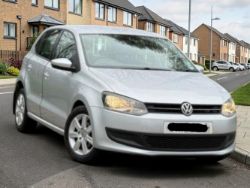 **(ONLY 88K MILEAGE)** 2010 VOLKSWAGEN POLO 1.6 TDI SE MANUAL IN SILVER >>--NO VAT ON HAMMER--<<