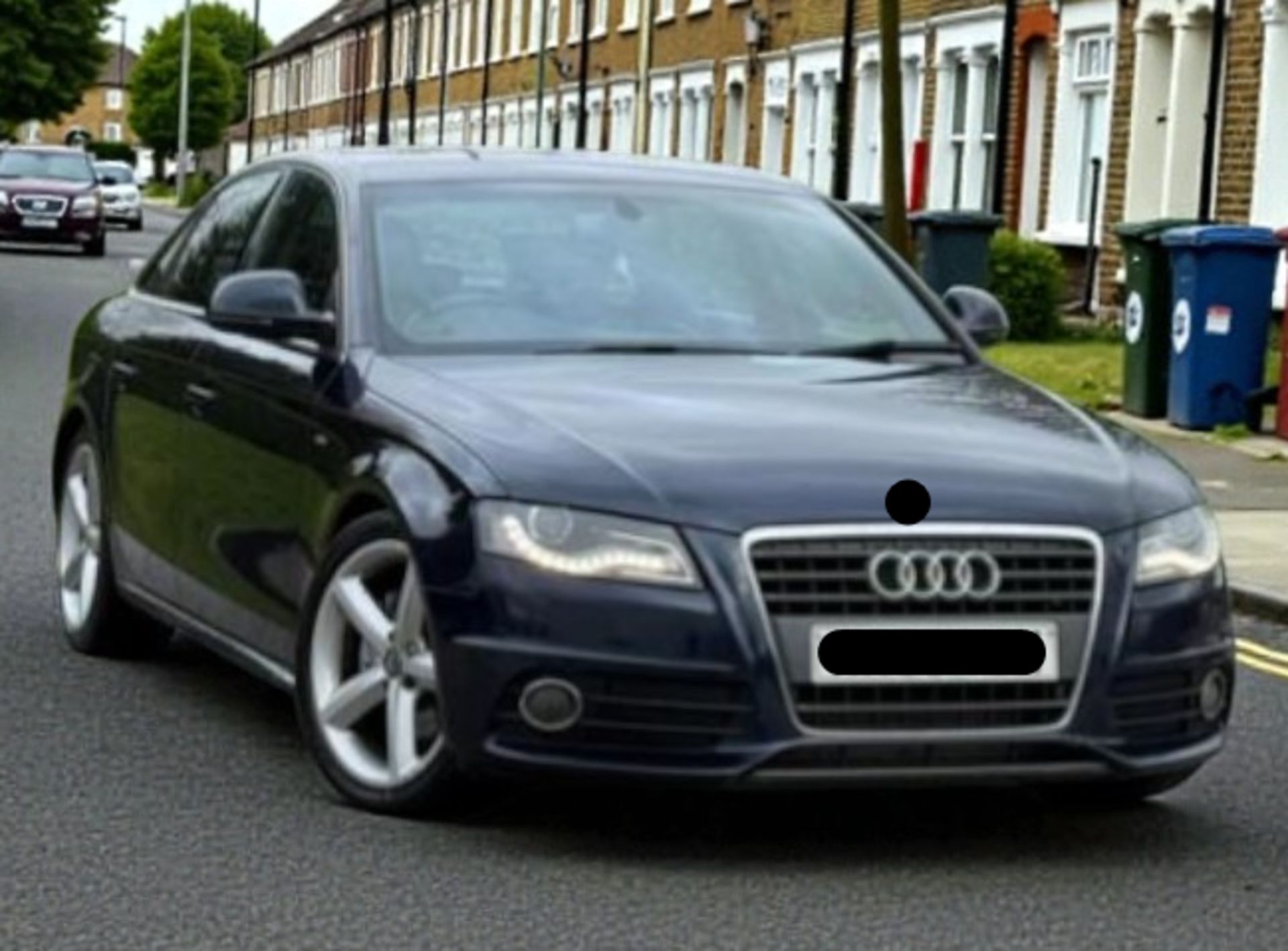 2008 AUDI A4 S LINE TDI 1968CC MANUAL SALOON IN BLUE - HEAVY OIL >>--NO VAT ON HAMMER--<< - Image 2 of 23