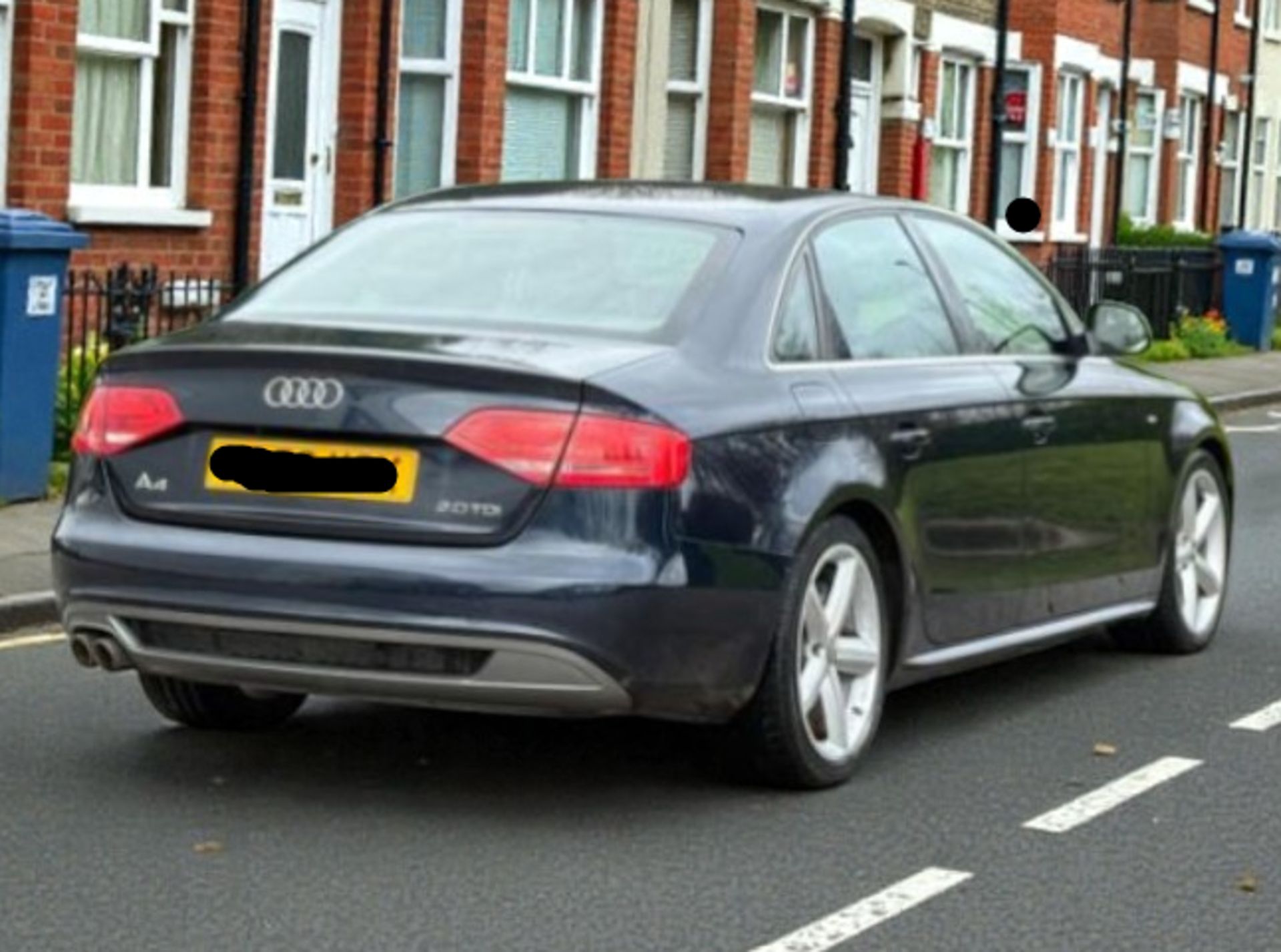 2008 AUDI A4 S LINE TDI 1968CC MANUAL SALOON IN BLUE - HEAVY OIL >>--NO VAT ON HAMMER--<< - Image 6 of 23