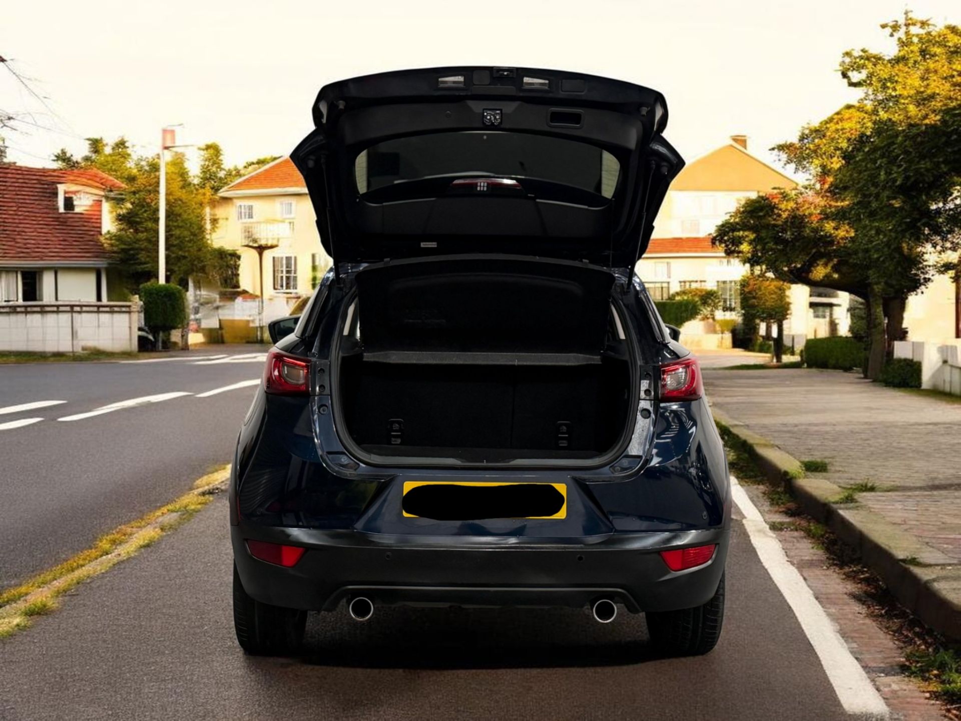 **(ONLY 118K MILEAGE)** 2015 MAZDA CX-3 SE-L NAV D, 1.5L, MANUAL, BLUE >>--NO VAT ON HAMMER--<< - Image 4 of 29
