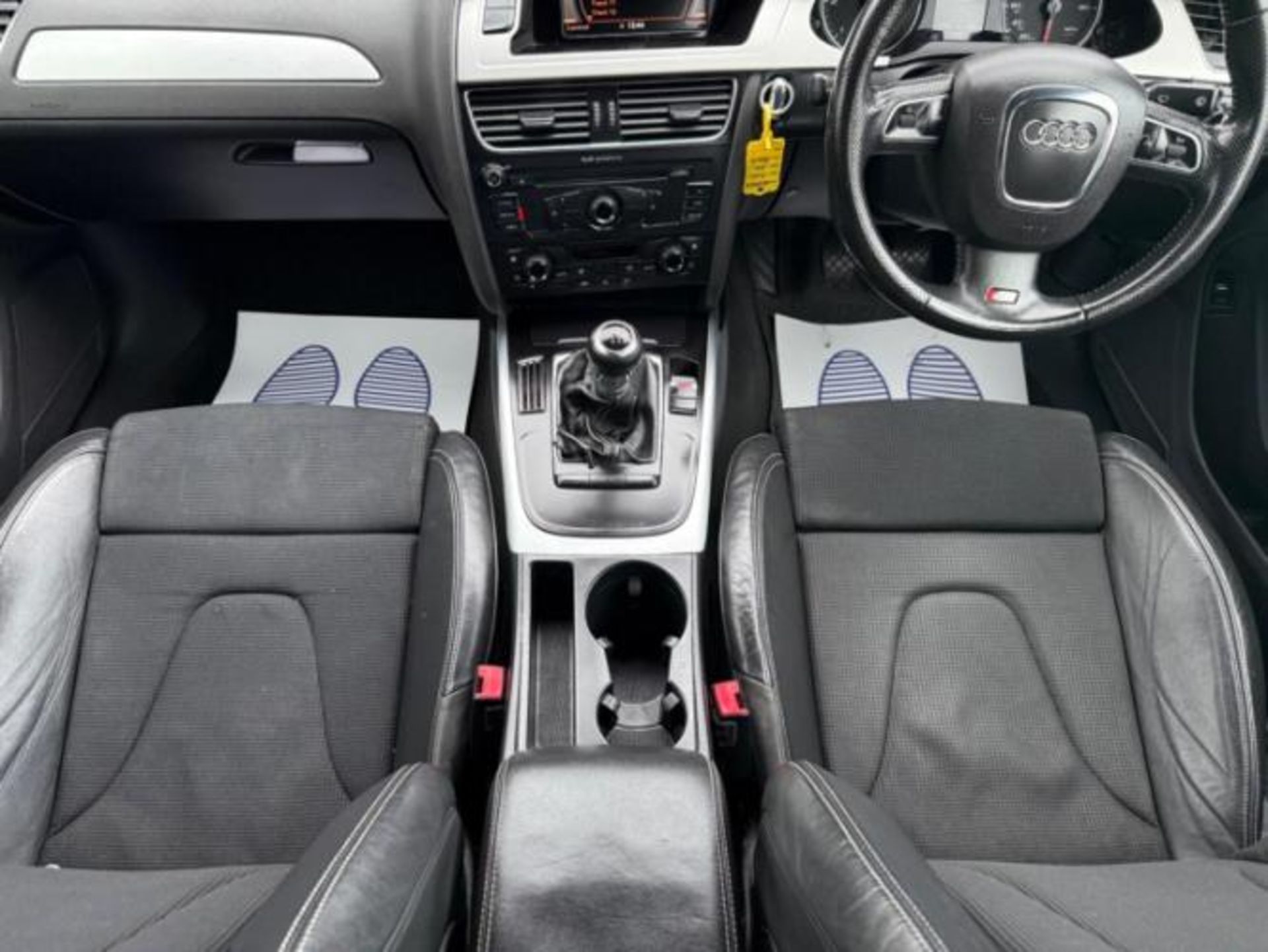 2008 AUDI A4 S LINE TDI 1968CC MANUAL SALOON IN BLUE - HEAVY OIL >>--NO VAT ON HAMMER--<< - Image 10 of 23