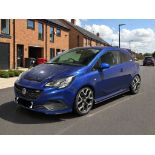 **(ONLY 72K MILEAGE)** 2015 VAUXHALL CORSA VXR 1.6L MANUAL PETROL BLUE >>--NO VAT ON HAMMER--<<