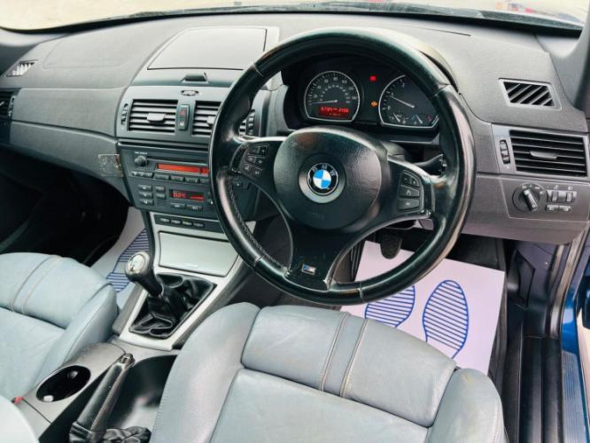 2006 BMW X3 2.0D M SPORT MANUAL DIESEL BLUE SUV >>--NO VAT ON HAMMER--<< - Image 19 of 29