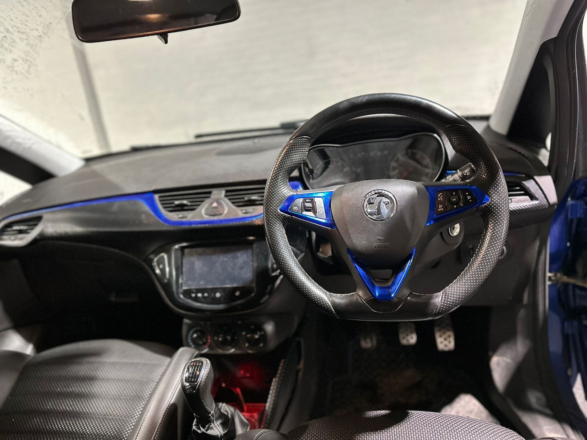 **(ONLY 72K MILEAGE)** 2015 VAUXHALL CORSA VXR 1.6L MANUAL PETROL BLUE >>--NO VAT ON HAMMER--<< - Image 20 of 31