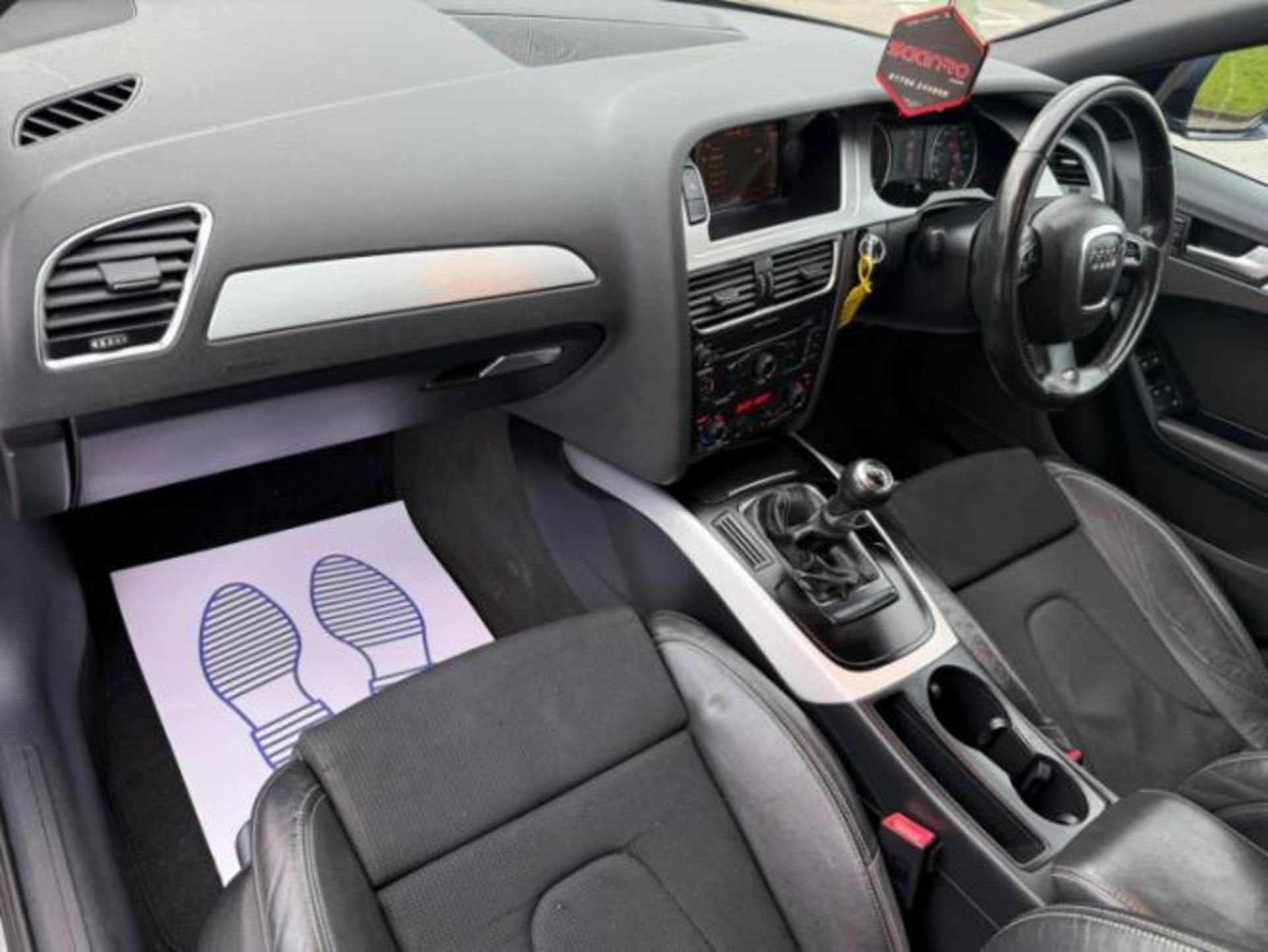 2008 AUDI A4 S LINE TDI 1968CC MANUAL SALOON IN BLUE - HEAVY OIL >>--NO VAT ON HAMMER--<< - Image 15 of 23