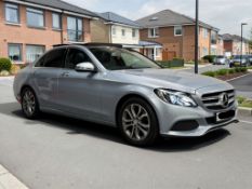 2017 MERCEDES-BENZ C200 SPORT PREMIUM AUTO 1991CC PETROL SALOON, SILVER >>--NO VAT ON HAMMER--<<