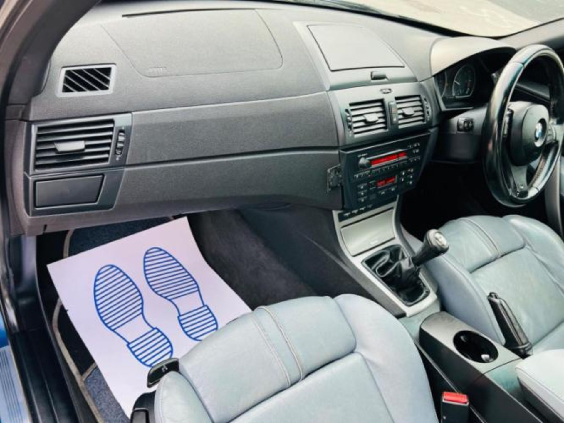 2006 BMW X3 2.0D M SPORT MANUAL DIESEL BLUE SUV >>--NO VAT ON HAMMER--<< - Image 11 of 29