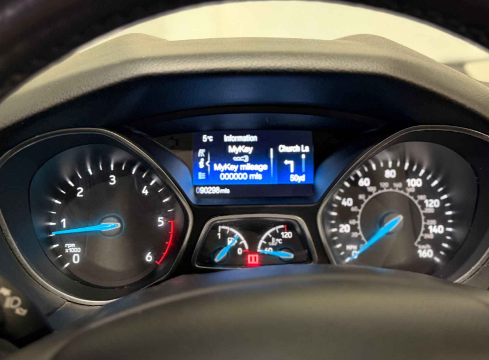 **(ONLY 90K MILEAGE)** 2015 FORD FOCUS 1.5 TDCI TITANIUM EURO 6 HATCHBACK >>--NO VAT ON HAMMER--<< - Image 12 of 31