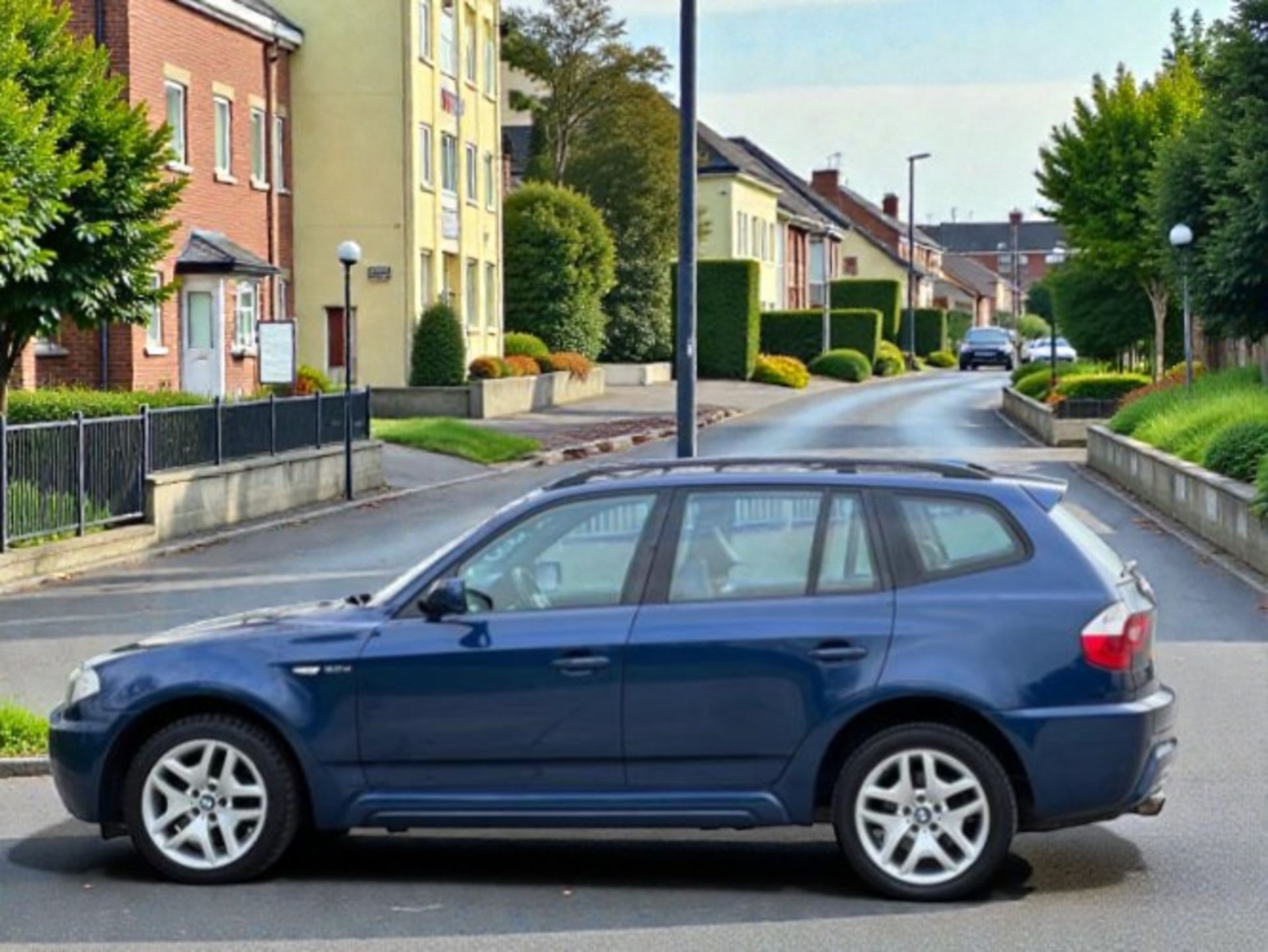 2006 BMW X3 2.0D M SPORT MANUAL DIESEL BLUE SUV >>--NO VAT ON HAMMER--<< - Image 4 of 29
