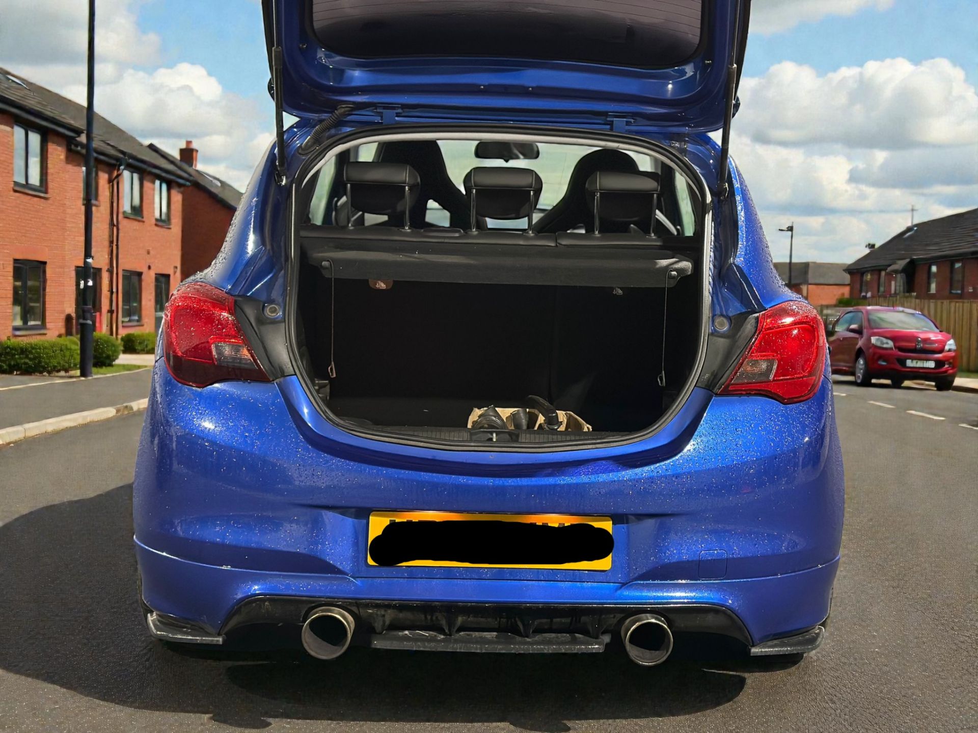 **(ONLY 72K MILEAGE)** 2015 VAUXHALL CORSA VXR 1.6L MANUAL PETROL BLUE >>--NO VAT ON HAMMER--<< - Image 3 of 31