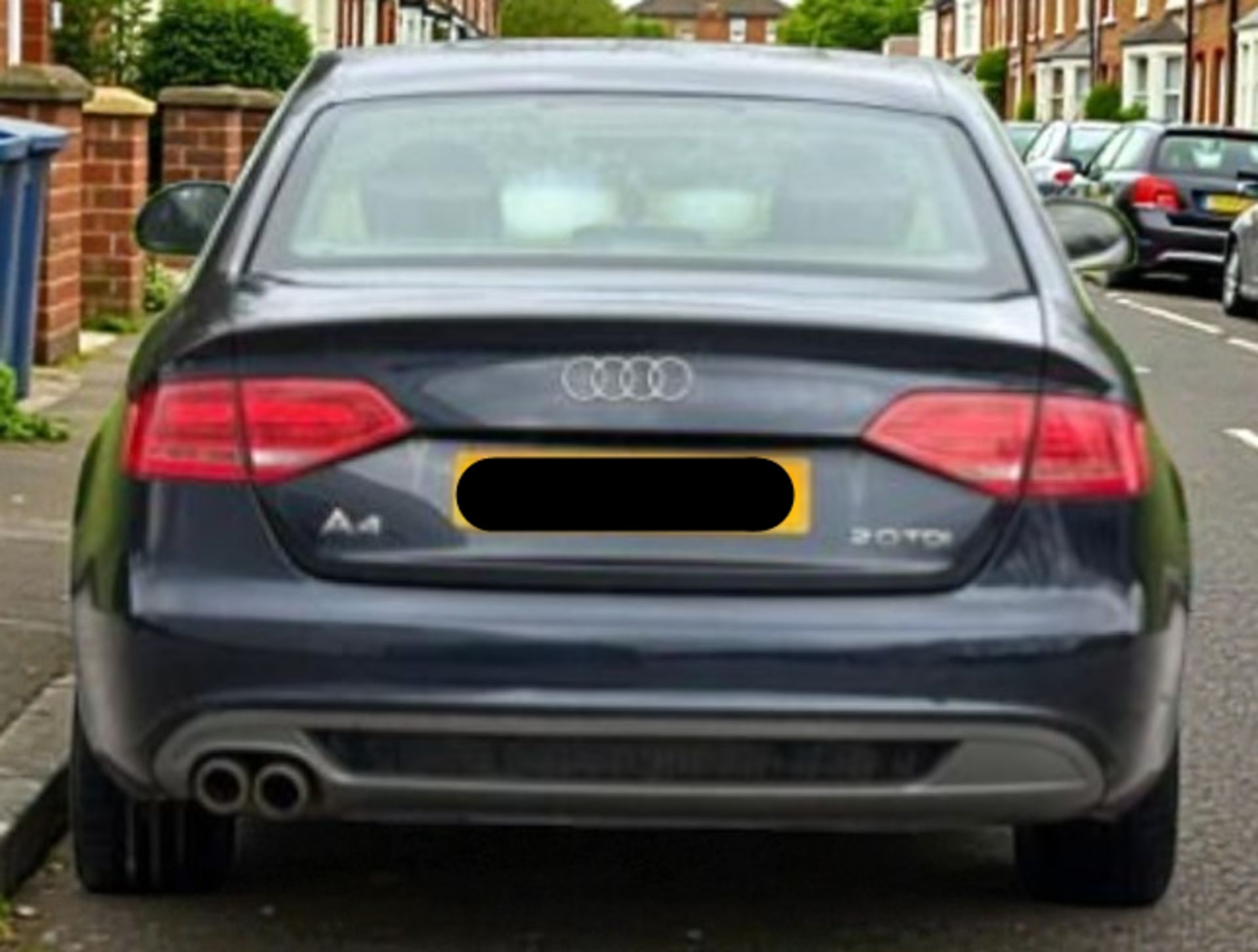 2008 AUDI A4 S LINE TDI 1968CC MANUAL SALOON IN BLUE - HEAVY OIL >>--NO VAT ON HAMMER--<< - Image 8 of 23