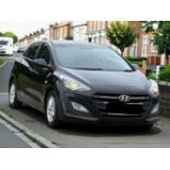 2015 HYUNDAI I30 SE BLUE DRIVE CRDI 1.6 DIESEL MANUAL HATCHBACK BLACK >>--NO VAT ON HAMMER--<<