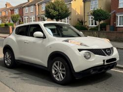 2012 NISSAN JUKE ACENTA PREMIUM DCI 1.5L DIESEL MANUAL SUV WHITE >>--NO VAT ON HAMMER--<<