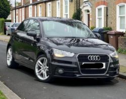 2013 AUDI A1 S LINE TDI 1.6 DIESEL MANUAL HATCHBACK BLACK >>--NO VAT ON HAMMER--<<