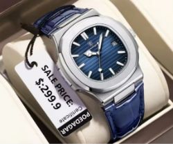 POEDAGAR TOP LUXURY SQUARE MAN WATCH DATE WATERPROOF LUMINOUS MEN WRISTWATCH QUARTZ WATCHES