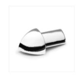 900 PIECES OF 8MM METAL CNR SILV. - 3 WAY