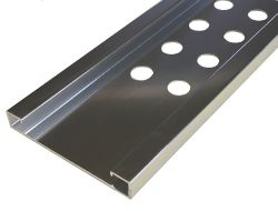 250 X 9.5MM ACCENT TRIM BRIGHT SILVER (DEPTH-9.5MM / RECESS WIDTH- 52MM / LENGTH 2.5M)