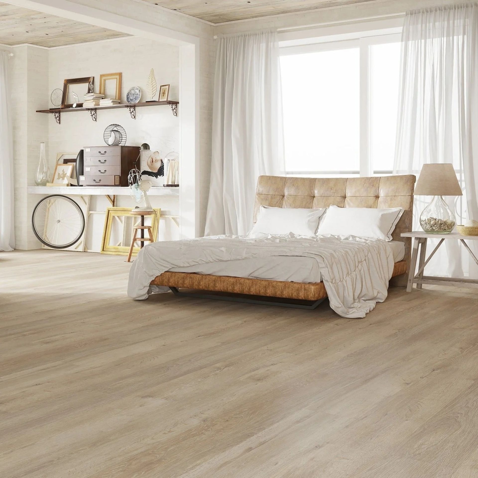 10 X PACKS (17.1M2) BRAMPTON CHASE LUXURY LVT RIGID CORE CLICK EUROPEAN OAK LARGE PLANK RRP £800 - Image 2 of 6