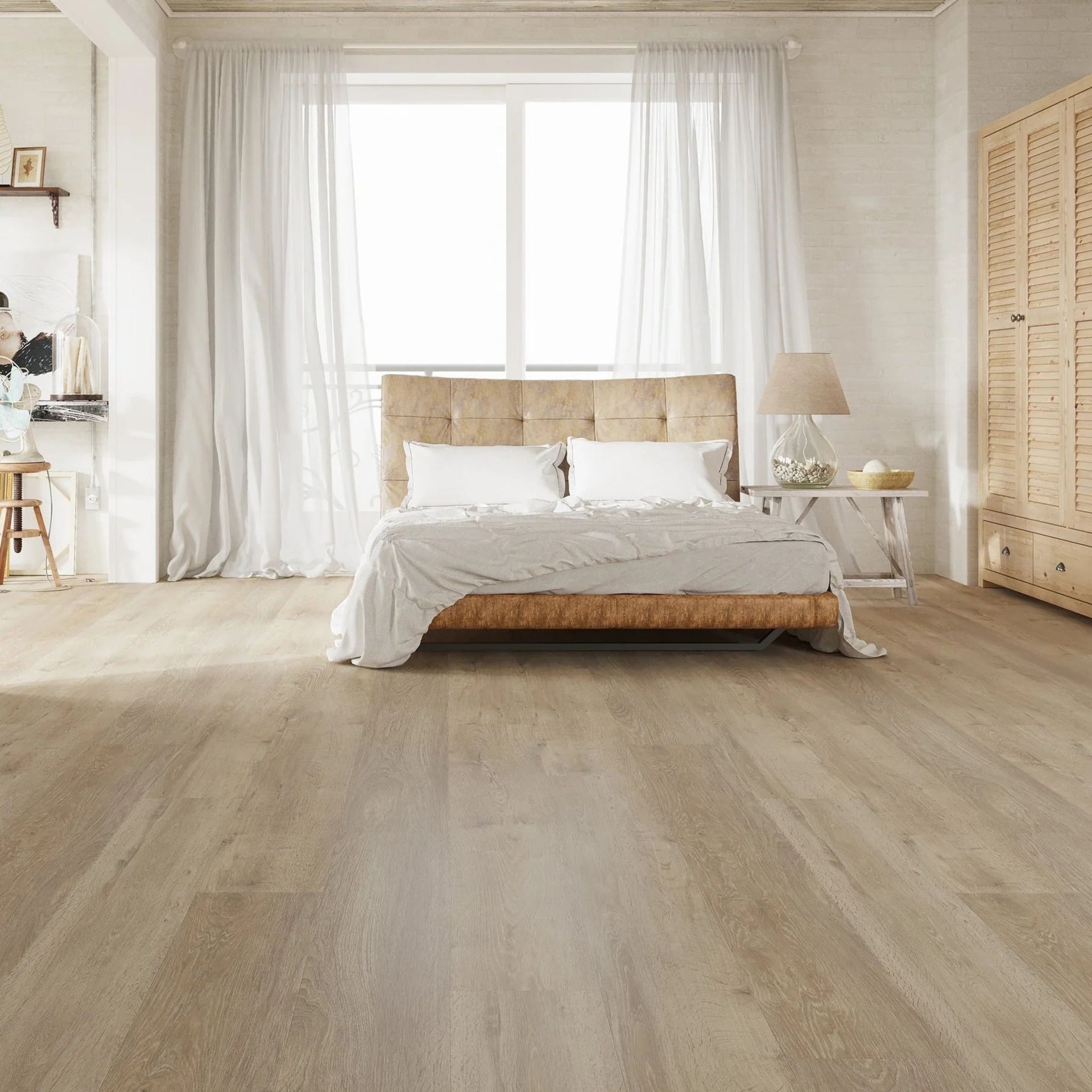 10 X PACKS (17.1M2) BRAMPTON CHASE LUXURY LVT RIGID CORE CLICK EUROPEAN OAK LARGE PLANK RRP £800 - Image 3 of 6
