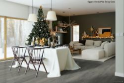 30 X PACKS (74.7M2) EGGER 7MM MID GREY OAK LAMINATE FLOORING 2.49M2/PACK RRP £1,400