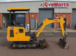 2022 JCB 16C-1 1.6T MINI EXCAVATOR / DIGGER – 947 HOURS