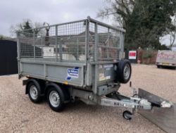 IFOR WILLIAMS TT2515 TIPPER TRAILER – 8FT X 5FT BED >>--NO VAT ON HAMMER--<<
