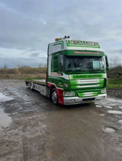 2003 DAF TRUCKS CF 18 TON FLATBED TRANSPORTER DOUBLE SLEEPER 9.2 LITRE