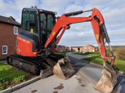 2022 KUBOTA U27-4 2.7T MINI EXCAVATOR / DIGGER