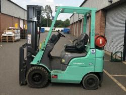 2013 MITSUBISHI FG18NT 1.8T LPG FORKLIFT – TRIPLEX MAST – 4,700MM LIFT