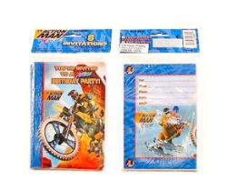 1000 X ACTION MAN 8 X INVITES (144)
