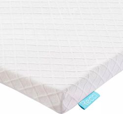 RECCI MEMORY FOAM MATTRESS TOPPER SMALL DOUBLE BED PRESSURE RELIEF (120X190X5CM) NEW
