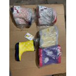 JOBLOT OF 100 PAIRS OF COLOUR CHANGING SQUID KIDS WELLIES