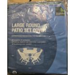 JOB LOT OF 6 LARGE ROUND PATIO SET FURNITURE COVER MASSIVE RESALE POTENTIAL