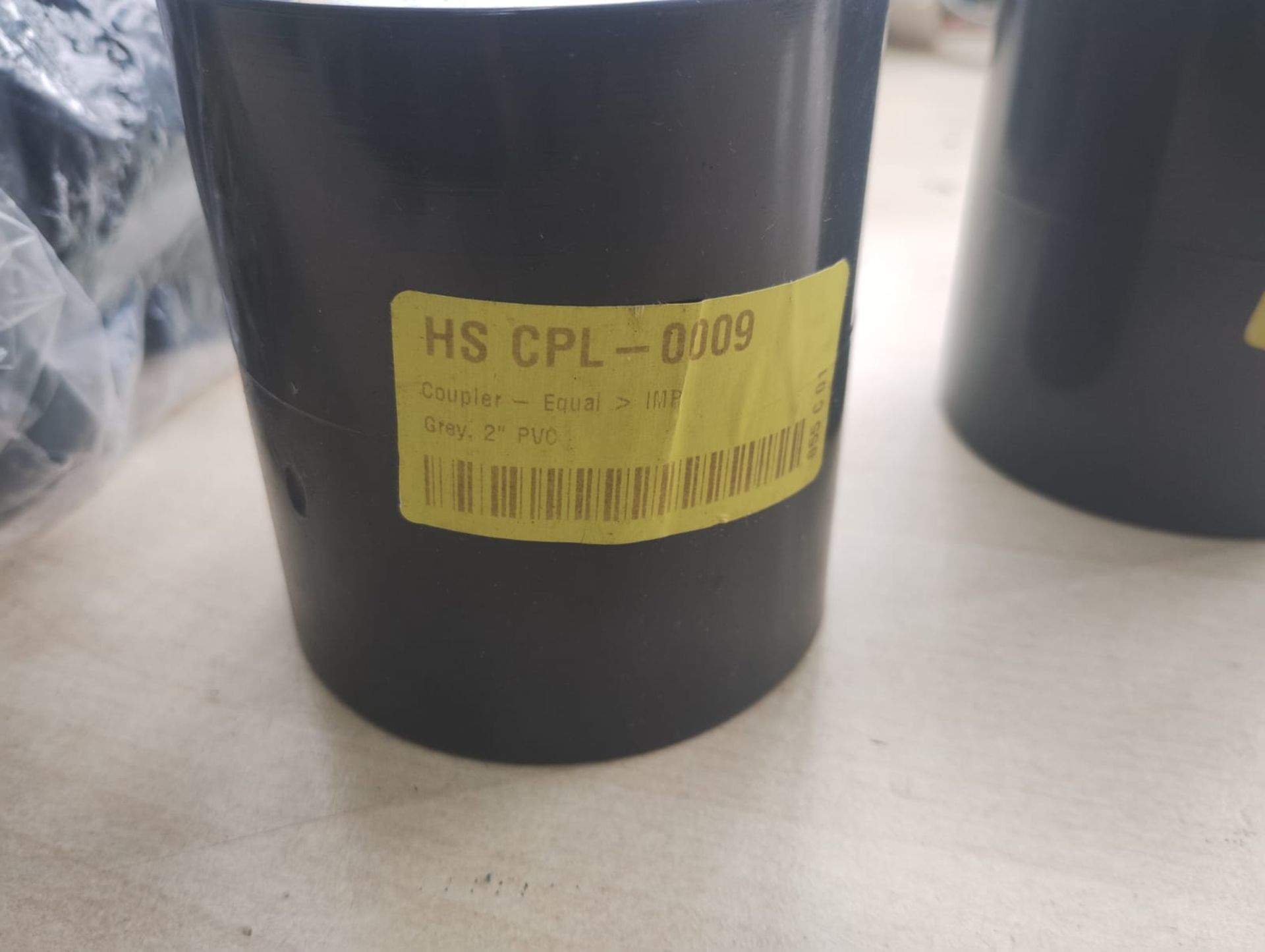 COMER - 2" EQUAL COUPLER - PVC - GREY- HS CPL-0009 - JOBLOT OF 8 - Image 5 of 5