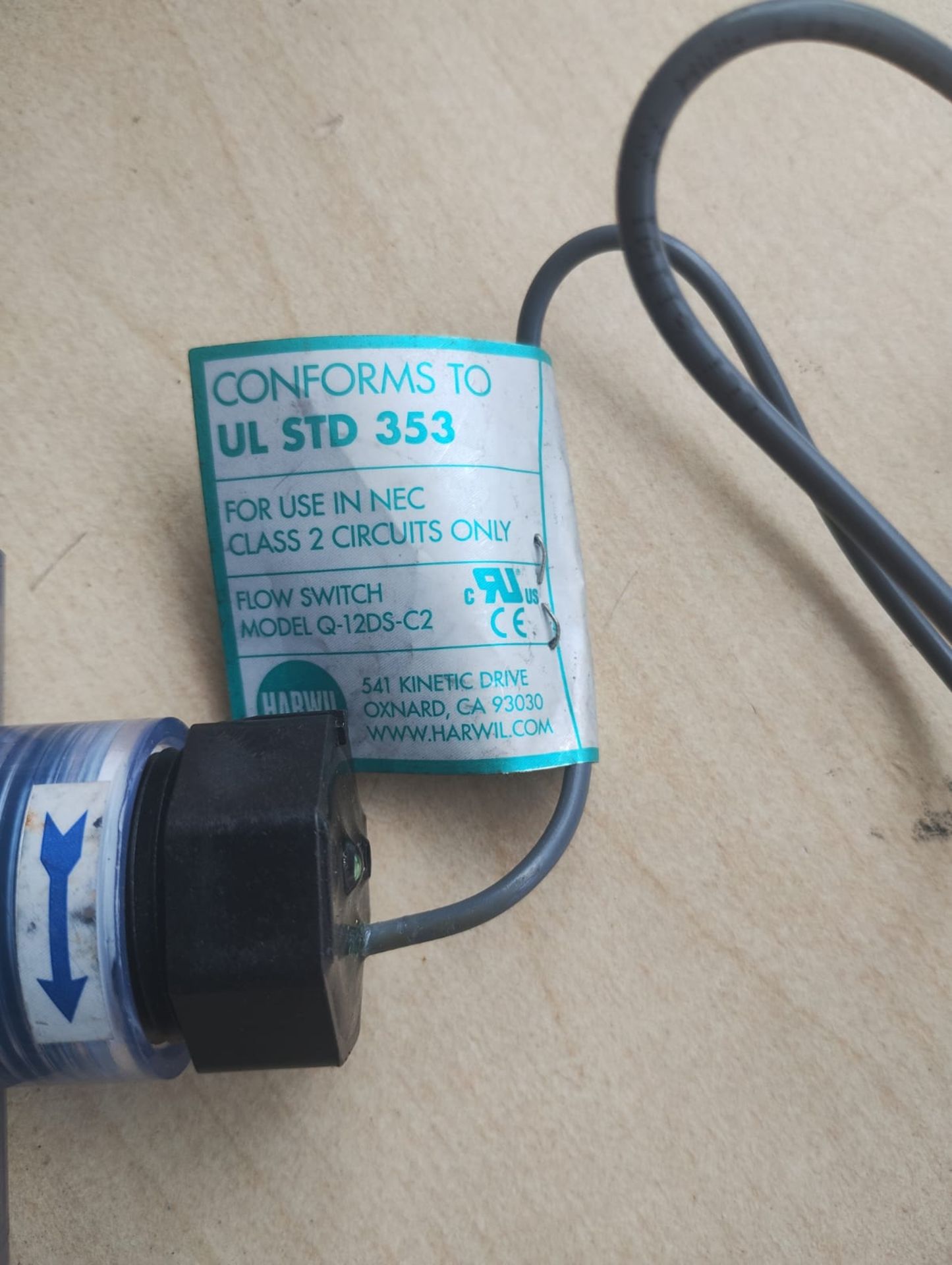 HARWIL FLOW SWITCH- HOT TUB PARTS - NEW - Image 5 of 6