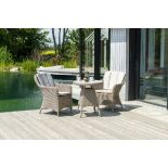 ALEXANDER ROSE HAZELMERE 2 SEATER BISTRO SET LUXURY RATTAN GARDEN FURNITURE RRP £800