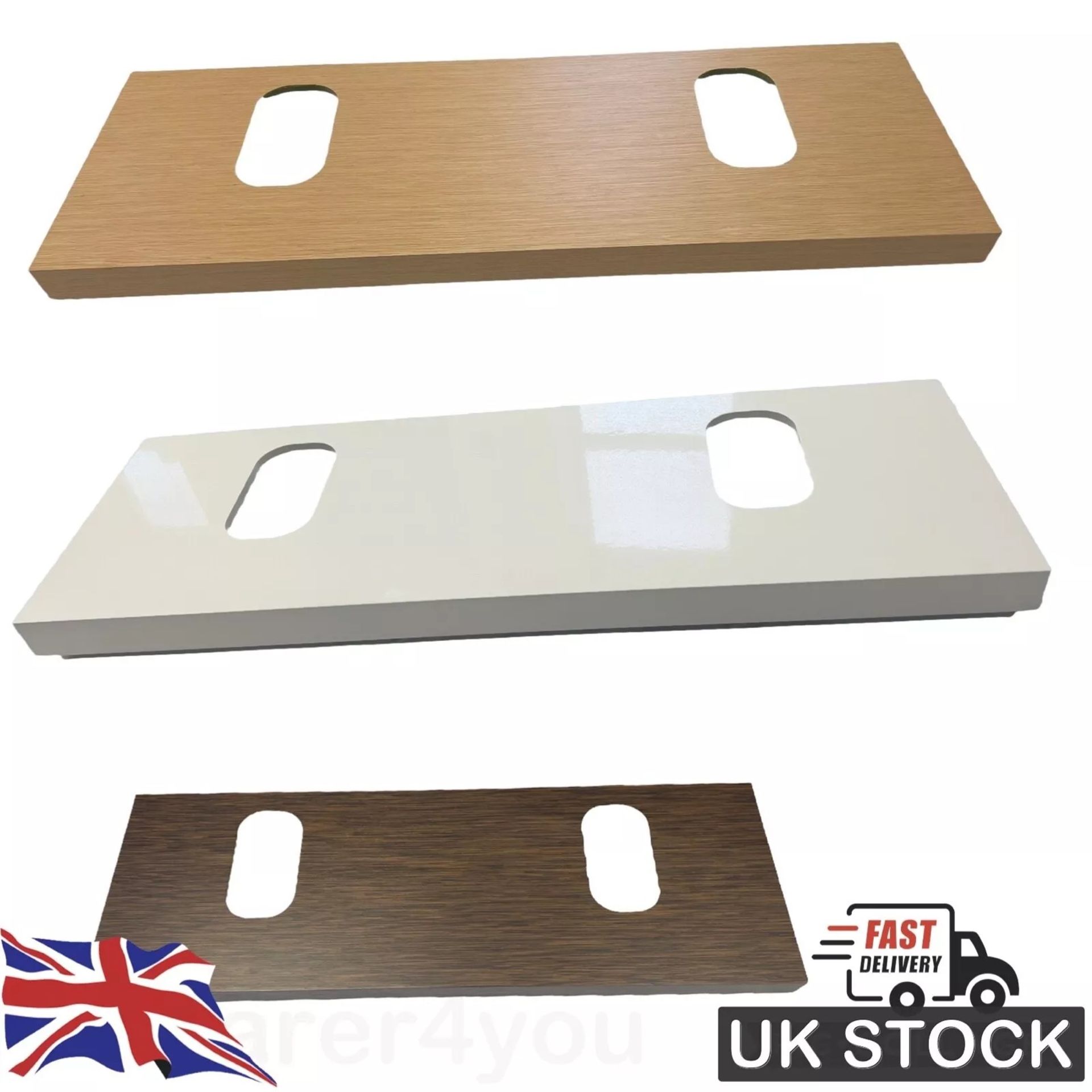 XLARGE PALLET KERAMAG SILK COUNTERTOP WASH BASIN PLATE SIPHON 1 CUT OUT AND 2 CUT OUT - Image 8 of 8