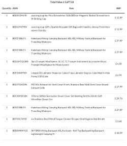 PALLET OF MIXED STOCK - CUSTOMER RETURNS AND OVERSTOCK (RRP £1,677)