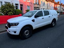 **(ONLY 49K MILEAGE)** 2021 FORD RANGER XL ECOBLUE 4X4 2.0 MANUAL WHITE PICK UP