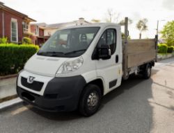 **(ONLY 1.3K MILEAGE)** 2014 PEUGEOT BOXER CHASSIS CAB 2.2 HDI MANUAL WHITE