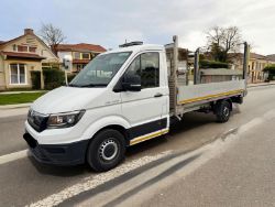 **(ONLY 101K MILEAGE)** 2018 MAN TGE 3.140 2.0 TDI MANUAL CHASSIS CAB WHITE REAR WHEEL DRIVE